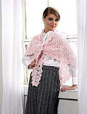 image of front view of shawl